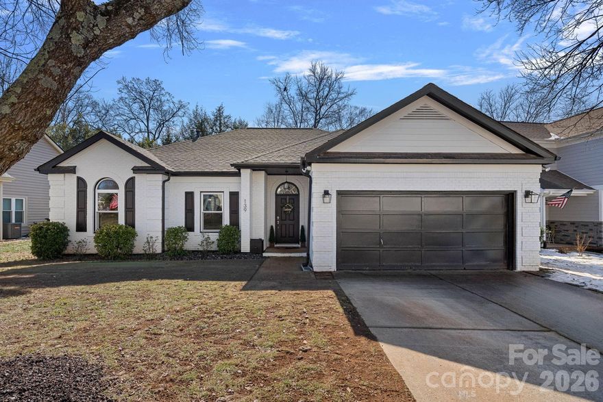 Lake Norman living at its best—without the lakefront price tag. Welcome to this beautifully updated ranch home nestled in a sought-after waterfront community complete with a deeded boat slip and boat lift, offering effortless access to lake days whenever the mood strikes. Inside, a split-bedroom, open floorplan with vaulted ceilings and abundant natural light creates a bright, airy feel and an easy flow ideal for both everyday living and entertaining.
Recent updates provide peace of mind and modern style, including a fresh new exterior look (2024), kitchen cabinet and other interior paint (2026) all new windows (2025), new A/C unit (2025), hot water heater (2023), updated modern lighting and luxury vinyl plank flooring. The kitchen is the heart of the home, featuring a gas range, granite countertops, modern appliances, breakfast bar, and updated backsplash—perfect for casual meals or hosting friends. Spacious bedrooms offer walk-in closets, while the primary bath shines with new quartz countertops, shower and garden tub, and updated vanity lighting and fixtures.
Step outside to a fenced backyard with a large entertainment deck expanded in 2024, ideal for grilling, relaxing, or gathering after a day on the lake. The active community enhances the lifestyle with a boat ramp/day dock, boat/trailer storage, pool and club house, tennis courts, playground, making it perfect for community activities and connecting with neighbors.
Located just off Langtree Road, one of Lake Norman’s most desirable areas, this home offers quick access to I-77 and the vibrant Langtree Village, featuring restaurants, shops, medical offices, and popular summer concert events. This is more than a home—it’s a dream lifestyle!