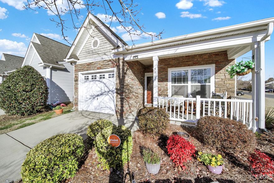 Step into a harmonious blend of charm and contemporary living in this captivating 1.5-story, single-family residence featuring an attached garage on a corner lot. Boasting 3 bedrooms and 3 baths, this home has been updated with recent flooring and paint. The open-concept floor plan ensures a seamless flow on the main level, which houses two inviting bedrooms and two full baths for flexible family and guest accommodations. Upstairs, discover a versatile flex space, a third bedroom, and another full bath – perfect for a home office, guest suite, gym, or playroom. Enjoy moments of relaxation on the rocking chair front porch or the rear patio. Conveniently situated near shopping and dining, this Newport Lakes home provides access to a charming neighborhood pond, picnic area, and playground. Say goodbye to Lawn Maintenance worries with a $70 total monthly HOA plan covering lawn maintenance.