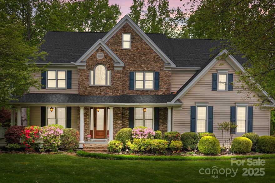 Beautifully updated 3-story Lake Norman waterview home is welcoming you home this summer! Just steps from your deeded boat slip in a quiet cul-de-sac, enjoy lake views & stunning sunsets both inside & out. This light-filled home features a flexible floor plan designed for modern living. The versatile main level is perfect for today’s work-school-play at home lifestyle, with a lake-facing sunroom, all centered around the dramatic 2-story great room. Upstairs, a cozy loft/library overlooks the living space & leads to the private primary suite. An add'l lake facing bedroom w/ ensuite bath is ideal for guests. The finished walkout lower level is the ultimate rec space w/ a game room, full bath, & access to the screened-in porch w/hot tub - a fantastic spot to unwind or entertain. Outside, the magnificent 3-tiered deck, stone patio & fireplace frame those famous Lake Norman sunsets! Fernbrook is a gem of a neighborhood with a community pool & boat launch - in a location that can’t be beat!