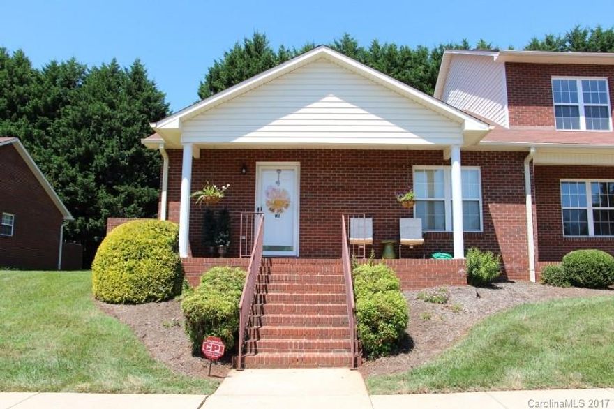 Great opportunity to buy this one level, end unit, townhome located in Brandywine. This 2 bedroom townhome features 1 full bathroom w/ laundry & built-in cabinets. With an open floor plan, the living room flows to the kitchen w/ updated countertops & dining area. This unit boasts a great front porch and private patio for enjoying the outside air. This community offers a recreation area, swimming pool, & tennis courts. HOA’s are $112 per month per seller. Close to shopping & food, I-40, & Hwy 16