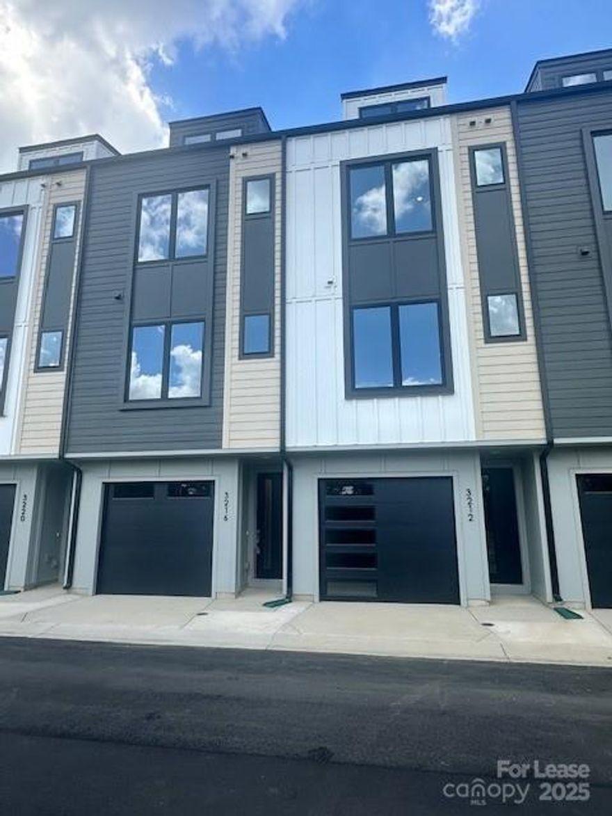 New Contruction Townhome for Rent!!! This spacious 3 bedroom townhome offers an open layout with the living room, dining area and kitchen seamlessly connected. The kitchen has a huge island, perfect for entertaining, and lots of cabinet space and a hood vent for those that love cooking! Each bedroom has its own private bathroom with a stylish tiled shower! Huge 2 car tandem garage on lower level with over 44 feet of length.