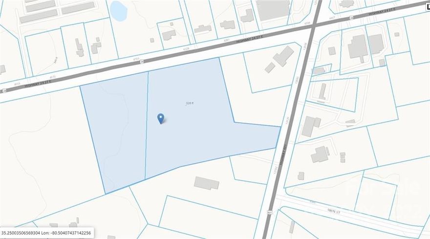 13.65 acres with prime location in Midland.  Located at the intersection of Highway 601 and Highway 24/27 with road frontage on both highways, wrapping around the Speedway gas station.  Approx 828' road frontage on Hwy 24/27 and approx 125' on Hwy 601.  Access to sewer off Hwy 601 and access to water and sewer on Hwy 24/27. SEWER ACCESS WILL ALSO BE INSTALLED AND AVAILABLE HOPEFULLY BY SEPT 2023 ON THE HWY 24/27 SIDE.  Two taps will available.  Installation to start in April 2023.  Zoning allows for subdividing with a minimum lot size of 24,000 sq ft and a minimum width of 360'.***Property is two parcels.  See agent remarks for tax pins, deed books and owner names****Listing agent is married to one of the owners***Sewer lines are currently being installed on the Hwy 24/27 side***