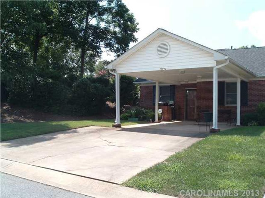 Retire here! Easy maintenance condo in a friendly 55 and older community. desirable end unit with lots of light plenty of storage, large patio, and covered parking.  Condo has been freshly pained and the carpets cleaned.  Move right in!