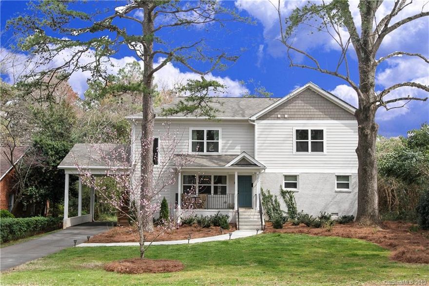 Welcome to this charming Cotwold home with easy access to Uptown, Cotswold and Oakhurst areas. With a  front porch and lush yard to greet you, the home lives beautifully with an open floor plan to include living and  dining areas  and a lovely  kitchen with white cabinets, stainless steel appliances and center island with farm sink. It is the perfect space for entertaining. The first floor master suite includes a generous bath with dual vanities, large shower and walk in closet. A side entry from the carport is  convenient to the laundy and pantry area as well as the light filled staircase to the second floor. The upstairs has a huge loft/sitting area for TV and games and two additional bedrooms and Jack and Jill bath. The home sits on an impressive .33 acre lot with mature trees,  privacy and a rear deck for dining. Recent updates include solar panels, custom reclaimed wood doors, lighting,window treatments, shed and landscaping. This home has it all! Zoned MPHS, AG and Cotswold/Bill!