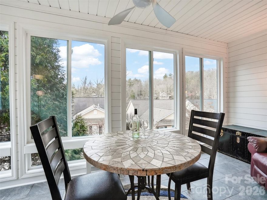 Headlined by a brand-new, four-season sunroom (2025), this home is a masterclass in modern comfort. Every major detail has been addressed, from the new roof (2023) to the high-efficiency 3-ton HVAC as well as every window replaced (since 2020), ensuring a total peace of mind for years to come. Fully reimagined kitchen and baths featuring premium countertops, a designer-curated color palette, new appliances, and contemporary flooring throughout. Live better. Live longer. This golf community mirrors the world’s Blue Zones, prioritizing wellness and community connection in a stunning, low-maintenance exterior of this sprawling 650-acre estate. Step into a lifestyle of turnkey comfort in this meticulously transformed residence.  Whether you are playing 18 holes of golf, hitting the pickleball and tennis courts, or enjoying the clubhouse and pool, you are at the center of it all. Perfectly positioned just 15 minutes from dining in downtown Hendersonville, the historic Flat Rock Playhouse, and the world-class Brevard Music Center, this home offers the rare opportunity to have both a serene sanctuary and a vibrant social life.

https://crosby-productions.aryeo.com/sites/ewnqnddq/unbranded - Link to UPDATED video!!