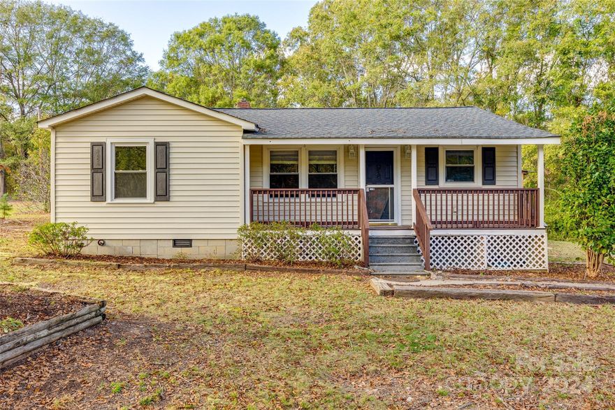 Welcome home to Rock Hill! This spacious ranch home on a generous lot offers endless possibilities. Step inside, off the beautiful front porch, to discover stylish luxury vinyl flooring that brings a fresh, modern feel throughout the open layout. The kitchen shines as the heart of the home, featuring gorgeous new quartz countertops, ideal for preparing meals or entertaining. With no HOA, there’s freedom to truly personalize the outdoor living space. The wooden deck off the mud room offers space to install a porch swing, entertain, or enjoy the serenity of the land. Imagine hosting barbecues in the backyard or starting an outdoor garden oasis with outdoor storage included. This isn’t just another house, it’s a lifestyle waiting to be embraced! This home truly represents an exceptional opportunity for those ready for a fresh start in this booming housing market. Don’t miss the chance to make this ranch home a personal sanctuary filled with style and comfort!