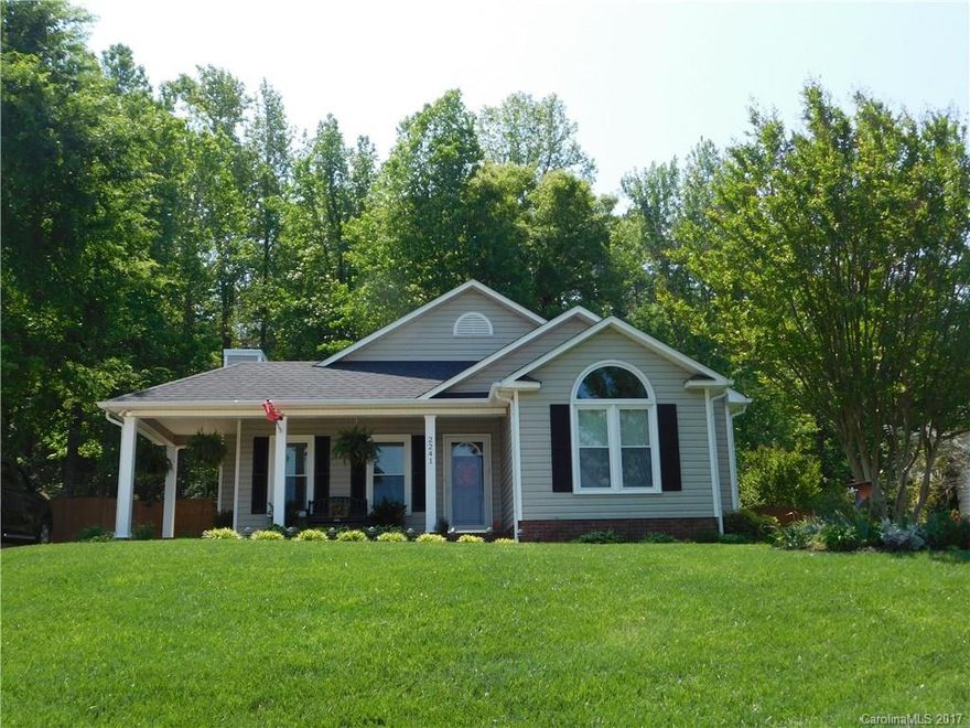 Complete Doll House!!!!  Bright & Sunny Ranch w/Open Floor Plan & a Rocking Chair Front Porch.  Such a Warm Homey Feeling the Minute you Walk In the Front Door w/the Laminate Flooring, Fresh Paint, Vaulted Great Room & New Carpet in Bedrooms. Exceptionally Maintained w/New Vinyl Windows, HVAC and Roof in 2011.   Private Oasis Backyard w/2 Storage Sheds, Pergola, Deck and Patio Area. This one is a Must See!