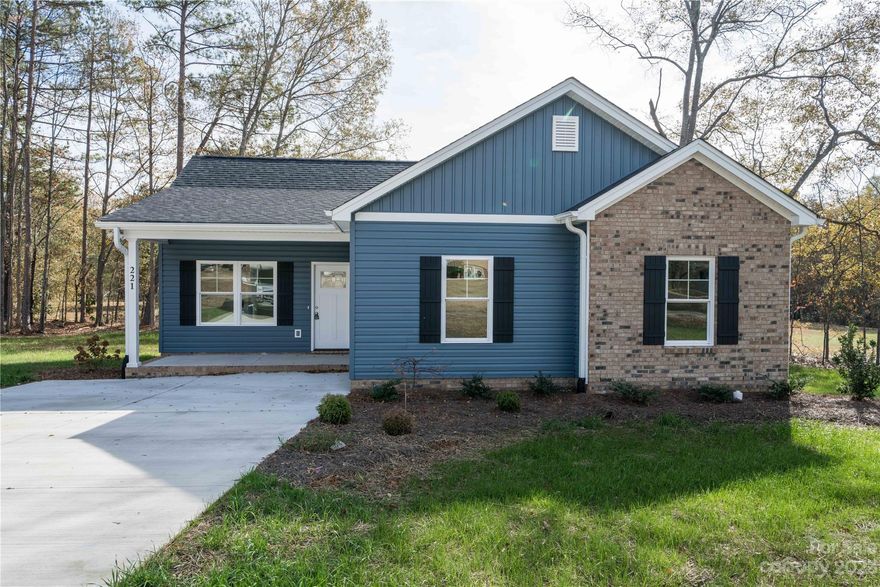 Fantastic New construction, ready for it's first owner.  9 ft ceilings and vaulted in family / living area, open floorplan concept, custom white kitchen, granite countertops, and LVP flooring throughout offers a modern and comfortable living space.  Half acre lot in the country.