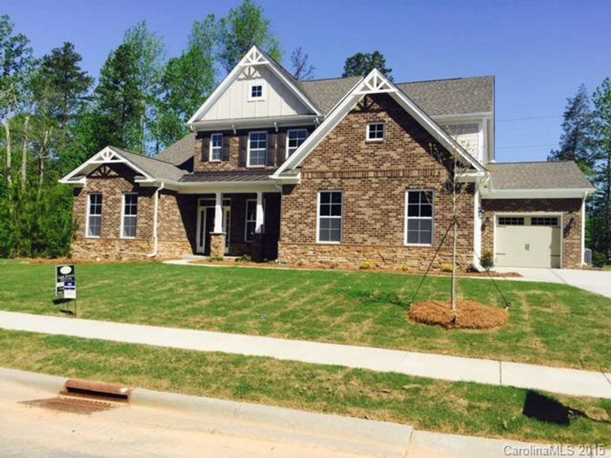 This 5 bedroom, 4 bath sits on a great cul-de-sac lot. Private back, side and front wooded lot with a gorgeous master bedroom on first floor. Huge granite island, gas stove top with double ovens in kitchen. A media/flex room on second floor.