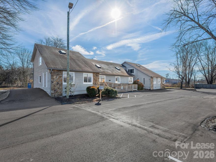 Introducing a prime opportunity in Fletcher, NC, a unique 8,540 SF building ideally suited for an rehabilitation group or other special use. Formerly a group home and treatment center, this multi-unit property features private offices, conference rooms, and a large lot with outdoor space, and 50 parking spaces. Renovated in 2016 and in excellent condition, this property offers versatility and potential for a tenant or potential buyer. Zoned RC, situated in a Regional Commercial (RC) district that is specifically intended for a broad range of retail sales and services, professional offices, and light industrial facilities. Don't miss the chance to capitalize on this exceptional commercial real estate offering.