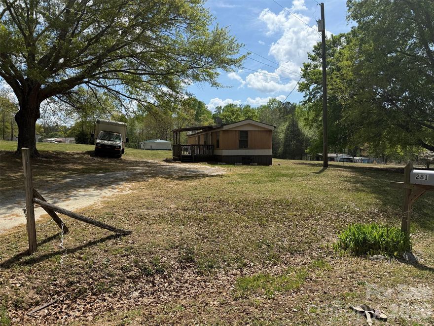 Great Investment opportunity or affordable starter home in Forest City! This 2-bedroom, 1-bathroom mobile 
home sits on a spacious 1-acre lot and is currently rented for $750 per month, offering immediate income potential.