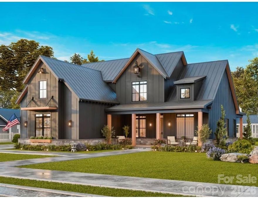 Welcome to 10115 Jim Sossoman Road in beautiful Midland, NC — a stunning custom-built home by Thayer Contracting Inc. and builder Chris Thayer, located in the desirable Rosewood Trail community. This thoughtfully designed Cranberry Garden Plan offers exceptional craftsmanship, designer finishes, and incredible indoor and outdoor living spaces on a spacious 1-acre lot.
The inviting 257-square-foot covered front porch welcomes you into a gorgeous open floor plan featuring a breathtaking family room with cathedral ceilings, a cozy fireplace, and a dramatic wall of windows overlooking the peaceful backyard and natural surroundings. The oversized chef’s kitchen is truly the heart of the home with an impressive island, designer touches, abundant cabinetry, and seamless flow into the dining and living areas — perfect for entertaining and everyday living.
The luxurious primary suite overlooks the expansive covered back porch and features a spa-inspired bath designed for relaxation. Enjoy over 708 square feet of covered outdoor living space ideal for entertaining guests or simply unwinding in the private backyard setting.

Additional highlights include a custom laundry room with built-ins and exterior access, two spacious upstairs bedrooms each with access to full baths, and a versatile bonus room that could serve as a media room, playroom, or additional bedroom.

Rosewood Trail offers beautiful surroundings and a community walking trail while being conveniently located near Rob Wallace Park, shopping, dining, and easy access to surrounding areas. This custom beauty truly combines luxury, comfort, and peaceful country living with modern convenience.