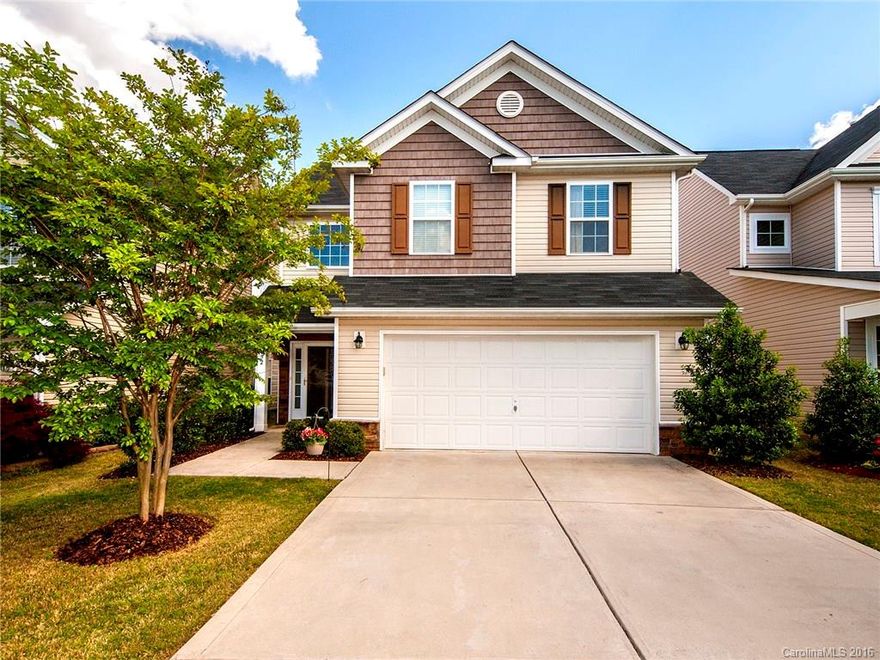 Looking for a warm and inviting home with style?? Then check out this move-in ready beauty with fenced backyard, covered front porch & great decor! Master BR features a separate study - also would make a great nursery & easily converted to a 4th bedroom by adding a door out to the loft! Easy conversion w/great value! Spacious secondary BR's. Convenient to shopping and easy access to I-485.   Lovingly-cared for, inside and out! Come see today! You will be happy you did!