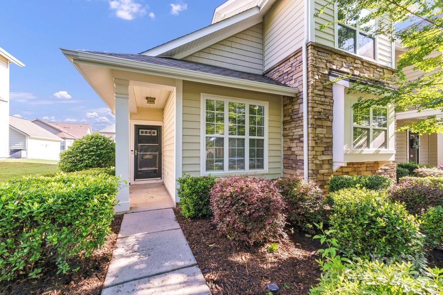 Beautifully updated End-Unit in desirable Cureton neighborhood. Located in highly sought out school district. Walk to shopping and restaurants. Real hardwood floors throughout downstairs. Updated kitchen with quartz countertops and stainless steel appliances. New Carpet upstairs and freshly painted throughout. Rare unit with one car garage and full parking space in driveway. Amenities Galore: Club House, Fitness Center, Outdoor Pool, Playground, Pond, Recreation Area, Sidewalks, Street Lights, Walking Trails.  Must See... Highly Motivated Seller!