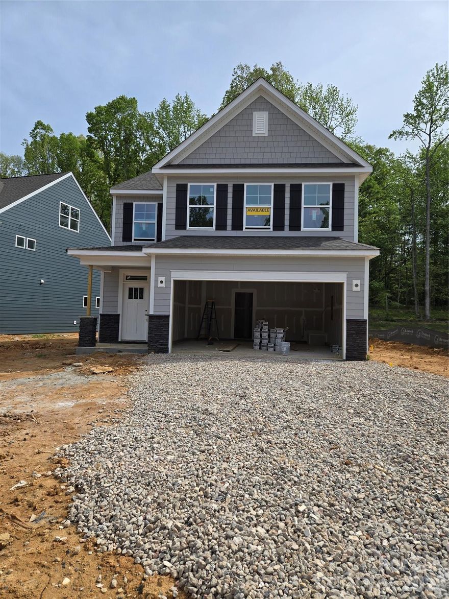 New boutique community in Charlotte near the University area with easy access to dining, retail, and interstates. This 2-story Edinburg plan offers 4 bedrooms with the primary on the main, 3.5 baths, and almost 2,500 square feet of living space. The main living area features the family room with gas fireplace, breakfast area, and designer kitchen. The kitchen has white cabinets & quartz counters, tile backsplash, and stainless appliances including a range hood and gas cooktop. The primary suite on the main has a large walk-in closet and a tiled shower with semi-frameless door, and double-bowl vanity. The main floor also features a drop zone at garage entry, powder room and foyer with tray ceiling. The upper floor has two bedrooms that share a Jack-n-Jill bath plus another bedroom that has access to the hall bath. All three bedrooms have walk-in closets. Other extras include quartz counters in all baths and stairs with composite treads & metal balusters. Visit today and find out more about this exciting new community!