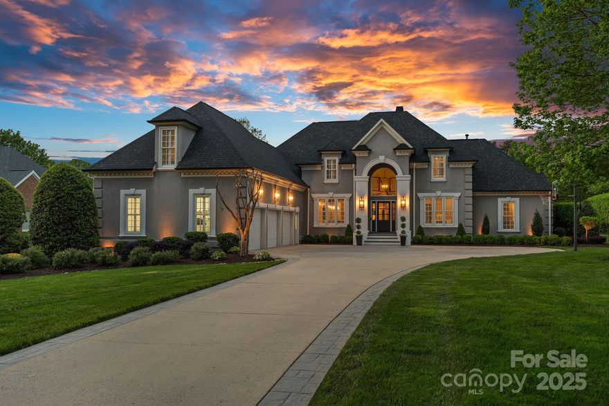 Stunning Turnkey Golf Course Estate with Designer Finishes! Located just steps to The Peninsula Golf Club, this gorgeous property offers the ultimate in luxury living and timeless design. Nestled on a generous, meticulously landscaped lot, the nearly 7,000 sq ft home features 6BRs and multiple living & entertaining areas. Styled in elegant Restoration Hardware-inspired finishes, the main level showcases a designer kitchen, open floorplan and sunlit living room with serene golf course views. The expansive primary suite is a true retreat, complete with sitting room, spa-like bath, and generous walk-in closets. The fully finished basement, a showstopper featuring trey ceilings, sleek bar area, BR & BA, gym, and temp-controlled wine room perfect for entertaining. Outside, enjoy the heated saltwater pool and cozy outdoor fireplace. 3-car garage, newer roof & systems for peace of mind, and beautifully manicured grounds that offer both privacy & curb appeal. Resort-style living at its finest!