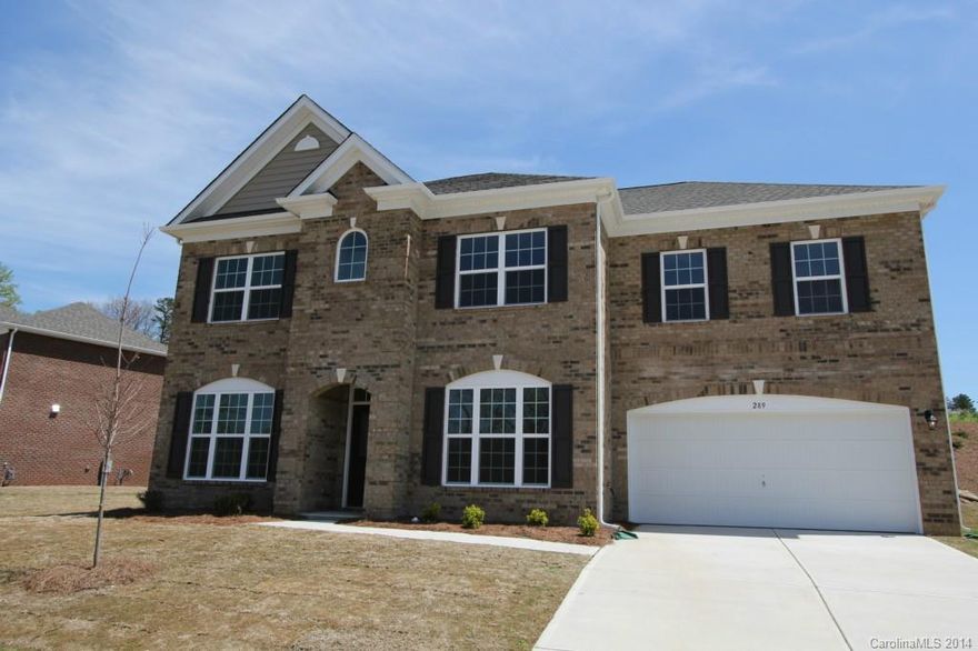 Full BRICK for under 300K? I didn't think it existed!  It does, & it includes 5BR/3BA & a bonus room all under one roof!  Did I mention that it is over 3000 sq ft. & new construction?  How about granite counters, hardwood floors, and stainless steel appliances, would that interest you? I hope so. Convenient location, that is close to highways and shopping? YES.  What about for the kids, popular schools?  YES & onsite playground, and with 5 bedrooms, you may have room for more! Come and See!