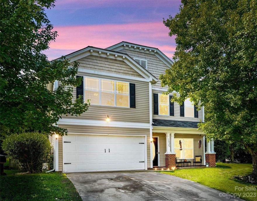 Fantastic opportunity to live in the highly sought-after Dilworth Chase Community!  This home features 4 bedrooms, 2/1 bathrooms with a spacious open floor-plan spanning over 2700 sf.  This home boasts many upgrades including a gourmet kitchen that seamlessly flows into the cozy family room complete with an oversized fireplace.  The primary suite is conveniently located on the upper level & offers an oversized walk-in closet, serene bathroom featuring a garden tub in addition to a separate shower.  Three additional guest bedrooms located on the upper level along with a spacious loft!  Sellers have added Solar Panels.  Its tree-lined fenced-in backyard, offers a great space to relax & enjoy the surrounding nature. Conveniently located just minutes from tons of shopping, restaurants & just minutes from I-85.