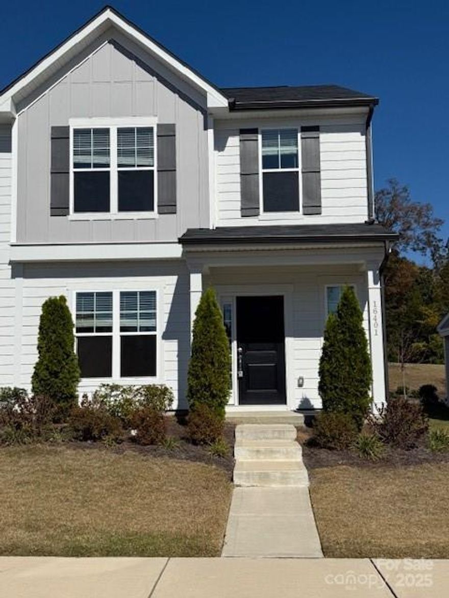 Stunning Nearly-New END - UNIT Townhome!! INVESTORS FRIENDLY !!

Welcome to 16401 Leading Street, a beautifully crafted 3-bedroom, 2.5-bath townhouse built in 2023—where modern design meets unbeatable convenience! Located in a prime Charlotte location just minutes from Charlotte Douglas International Airport, offices, restaurants, premium outlet mall, grocery stores, etc., this home offers the perfect blend of comfort, style, and accessibility.

Step inside to discover an open-concept floor plan filled with natural light. The gourmet kitchen features sleek quartz countertops, stainless steel appliances, a large island, and ample cabinetry—perfect for both everyday living and entertaining. The spacious living and dining areas flow seamlessly, creating a warm and inviting atmosphere.

Upstairs, the primary suite provides a relaxing retreat with a generous walk-in closet and a luxury en-suite bath complete with dual vanities and a tiled shower. Two additional bedrooms and a full bath provide flexibility for family, guests, or a home office. Laundry is also here upstairs. 

Enjoy your morning coffee or unwind in the evenings on your private patio, with low-maintenance living taken care of by the HOA.

Perfectly located near shopping centers, grocery stores, restaurants, offices, and major highways, this townhome offers the ideal balance of suburban tranquility and urban convenience.

Highlights:

Built in 2023 – Move-in ready condition

3 Bedrooms | 2.5 Bathrooms | Approx. 1529

Modern kitchen with quartz counters & stainless steel appliances

Open floor plan with abundant natural light

Attached garage and driveway parking

Minutes from Charlotte Douglas Airport, I-485, I-85, and Uptown Charlotte

Close to malls, restaurants, and daily conveniences

This is your opportunity to own a like-new home in one of Charlotte’s most convenient locations—perfect for professionals, families, or investors alike.

?? Schedule your private showing today and experience modern living at its best!