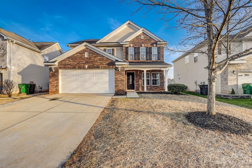 Welcome to this beautiful 4 bed, 2.5 bath home in Steele Creek! New roof and HVAC, 2023! You will love this floor plan and the many updates throughout! Brand new flooring throughout w/ Luxury Vinyl plank in main living areas and new carpeting in bedrooms, newly painted interior and all new lighting. Spacious kitchen offers brand new granite countertops, freshly painted cabinets and brand new stainless steel appliances(range, microwave and dishwasher)! Second floor features 4 large bedrooms and 2 full bathrooms which include new granite countertops as well. Huge walk in closet in primary suite and 2 car garage as well! Schedule your showing today!