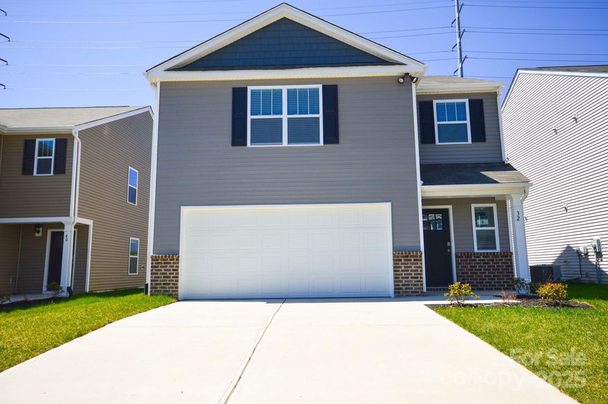 Introducing Providence Walk, a new home community located in Hendersonville, NC and minutes from main street in downtown with charming restaurants, quaint boutiques, parks and the Equsta Trail. The main level on this plan offers an open concept, seamlessly blending the living area, kitchen and breakfast nook. All 3 bedrooms are located upstairs, including the primary suite with attached bathroom and large walk-in closet. The laundry is also conveniently located upstairs, centrally between all three bedrooms. Both additional bedrooms have large walk-in closets of their own, offering plenty of space for all! *Home features are subject to change without notice. Internet service not included. Sq footages are approximate*