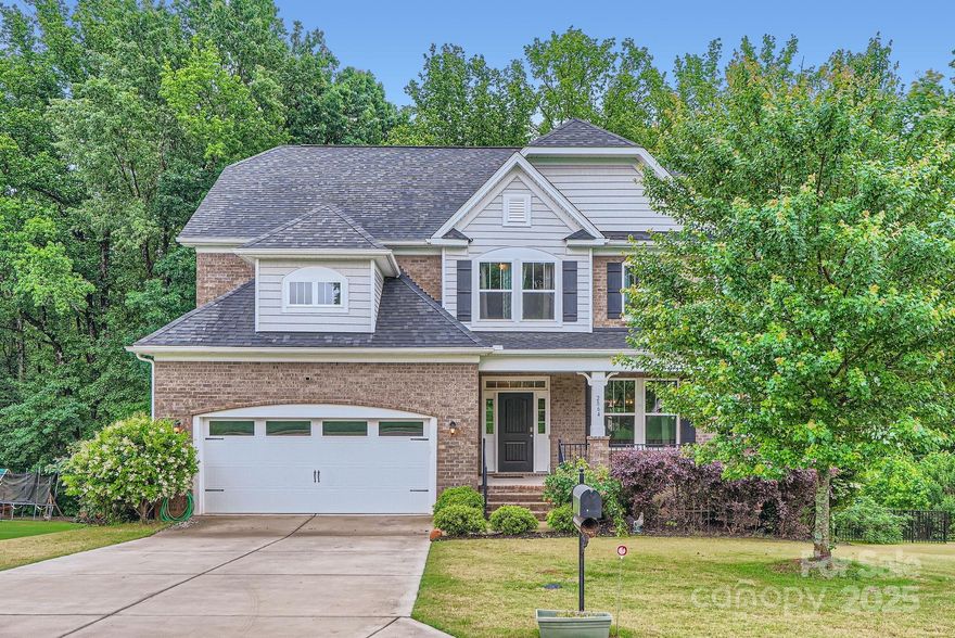 Priced to Sell!! Don't miss this fantastic 4 bedroom basement home in The Parks and get more space than with new construction! This spacious home has plenty of room for the whole family with a large and open kitchen/family room space as well as 2 finished bonus rooms and full bath in the walkout basement. The beautiful kitchen features granite counters, granite island, and top-end appliances. There is also a formal dining room with coffered ceiling and drop zone on the main floor. Outside, there is a covered deck with patio on the lower level and fenced back yard. The home also has roof mounted solar panels that cut the electric bill by approx 40%. The large, unheated basement util room has a Puronics water softener/filter and tons of extra storage. This sought after neighborhood has a pond close by and large common space with pavilion across the street. The prestigious free public charter school York Prep Academy is across from the neighborhood entrance. Don't miss the attached Video!