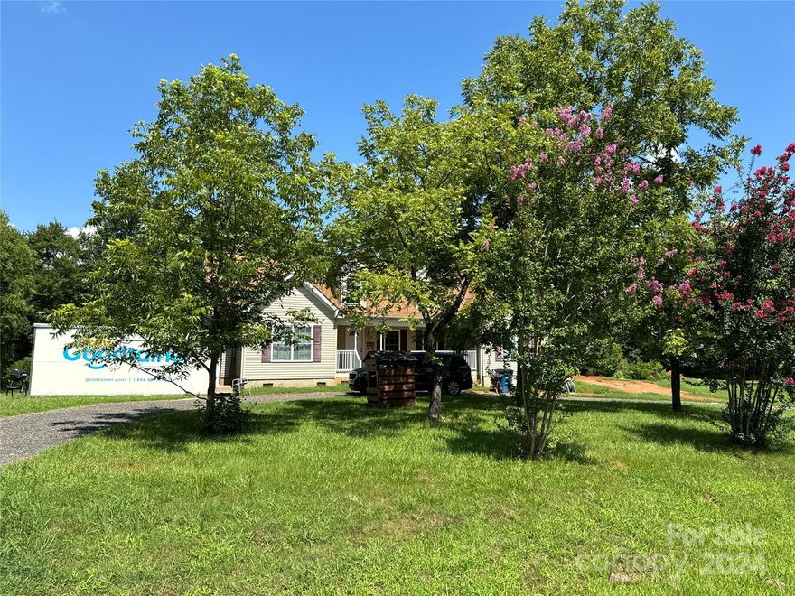 3-bedroom, 2-bathroom ranch sits on over 5 acres and offers a split-bedroom floor plan. The primary suite includes two closets, a large bathroom with a garden tub, and a separate shower. There are two additional bedrooms and a laundry room. The second floor is unfinished but spacious, plumbing stub-out for a future bathroom. While the house is in need of some work. Great opportunity for those looking to make it their own in a peaceful country setting.