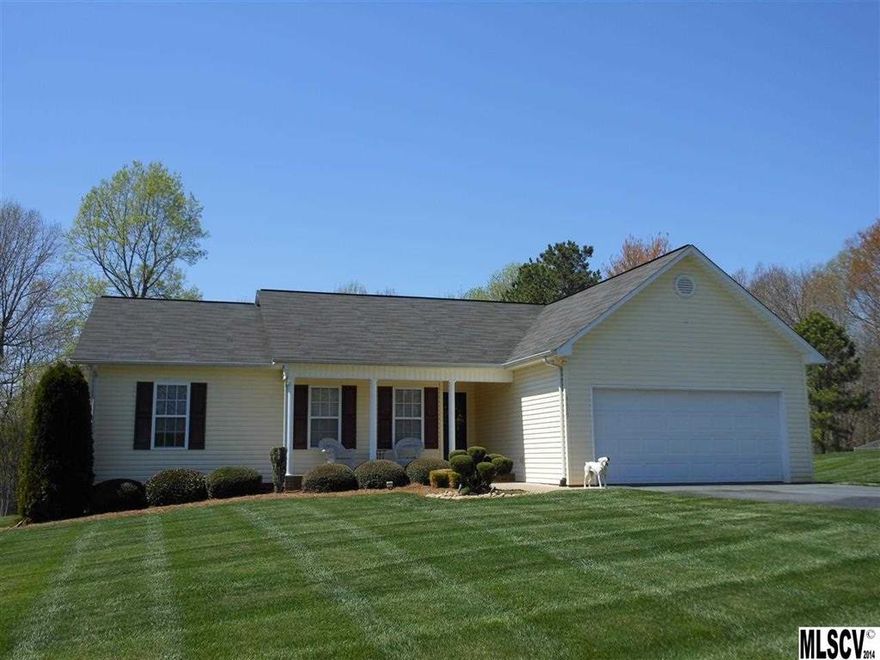Lots of pride and joy come with this home! Meticulous yard parallels the warm & inviting interior. Living room opens with vaulted ceiling to dining & kitchen. Nice size master with walk in closet and spacious bath. Irrigation throughout entire yard is complemented by professional low voltage timed outside lighting. Located just before cul de sac makes it ideal for children and pets along with security system. Seeing is believing....