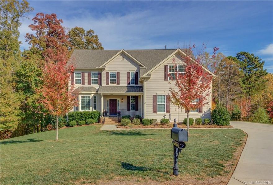 Lovely, move in ready home situated nicely on >1 acre cul-de-sac lot. Step inside to an inviting foyer & formal L/R which would serve well as a home office. Open floorplan w/lg eat in kitchen boasting granite, center island & SS appliances adj to family room great for entertaining. Formal D/R situated conveniently off kitchen. Upstairs find all brand new carpet leading to an oversize master suite & 2 addt'l bedrooms + a lg loft area & bonus room. Private lg backyard extends beyond treeline.