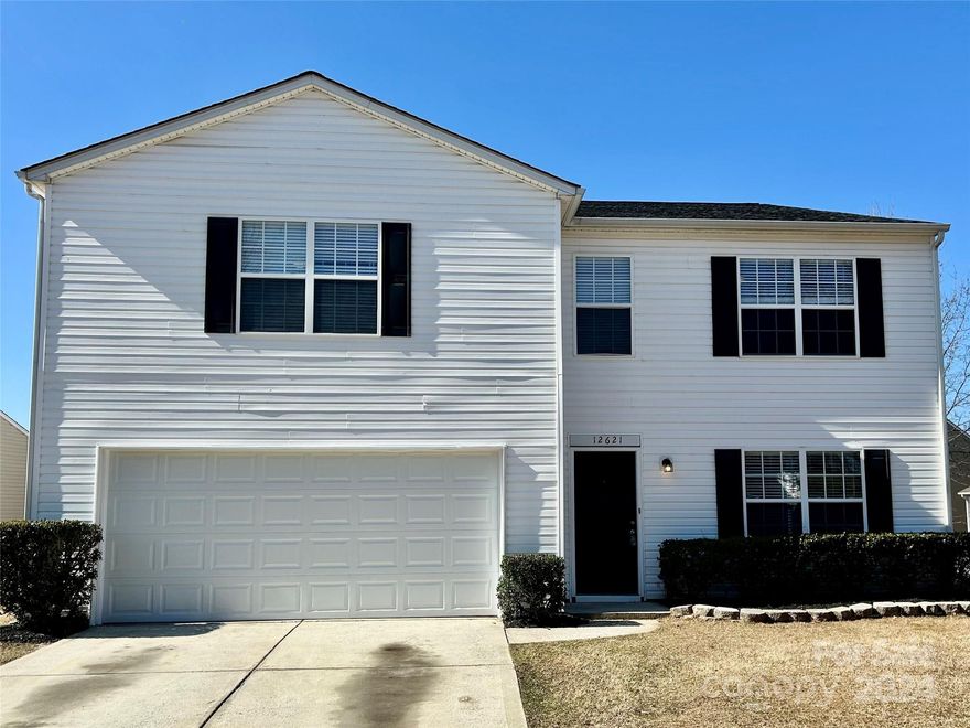 Renovations are complete! Seller has installed a new roof, painted the entire interior of home. New granite counter tops, dishwasher, range, microwave. garbage disposal, and faucet. New vanities with granite tops in the primary bath and secondary baths. New garage door.   This is a very nice four bedroom home in Asbury Place. It features a large living room that leads to an oversized great room which is opens to the kitchen. Huge primary bedroom suite up w/ dual walk-in closets, tub & shower. Three more bedrooms up each with walk-in closets that share a full bath. Large laundry room and half bath down. Sliding glass door in kitchen leads to patio and fenced back yard. Very convenient to shopping, dining, and Hwys 77, 485, and 85.