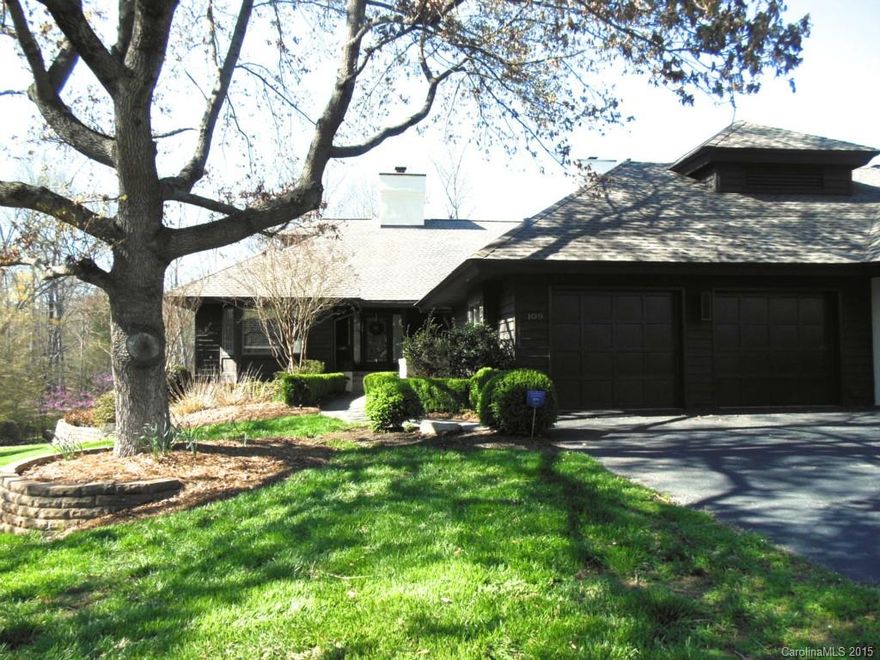 Wonderfully updated end unit in the private gated community of Cramer Mountain. View of #11 Green! Stunning custom stone fp w gas logs plus tray ceiling in great rm. Kitchen boasts custom cabinetry, granite, stainless, & island. Luxury wet bar w granite, wine cooler & display cabs. Owners suite w updated bath. Spacious secondary bedroom w private updated bath. Rear deck that expands the length of condo w access to lush rear lawn. Pretty hardwoods. Great laundry room w sink, cabs & folding space!