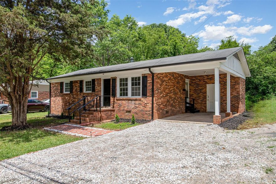 Welcome to this beautifully updated all-brick ranch nestled on a spacious 0.39-acre lot in the heart of York, SC. This 3-bedroom, 1-bathroom home has been thoughtfully renovated from top to bottom, offering a perfect blend of classic charm and modern comfort.

Step inside to find brand new flooring throughout, fresh paint, updated lighting, and ceiling fans in every room. The open-concept living room and kitchen make entertaining a breeze, featuring new cabinetry, sleek new appliances, and stylish finishes that truly elevate the space.

The bathroom has been fully refreshed with contemporary updates, while the large, flat backyard provides endless opportunities for outdoor living, gardening, or play. Enjoy peace of mind with a brand new HVAC unit and new gutters, plus a gravel driveway and carport for convenient parking.

With no HOA, you’ll have the freedom to truly make this home your own. Don’t miss this move-in-ready gem—schedule your showing today!