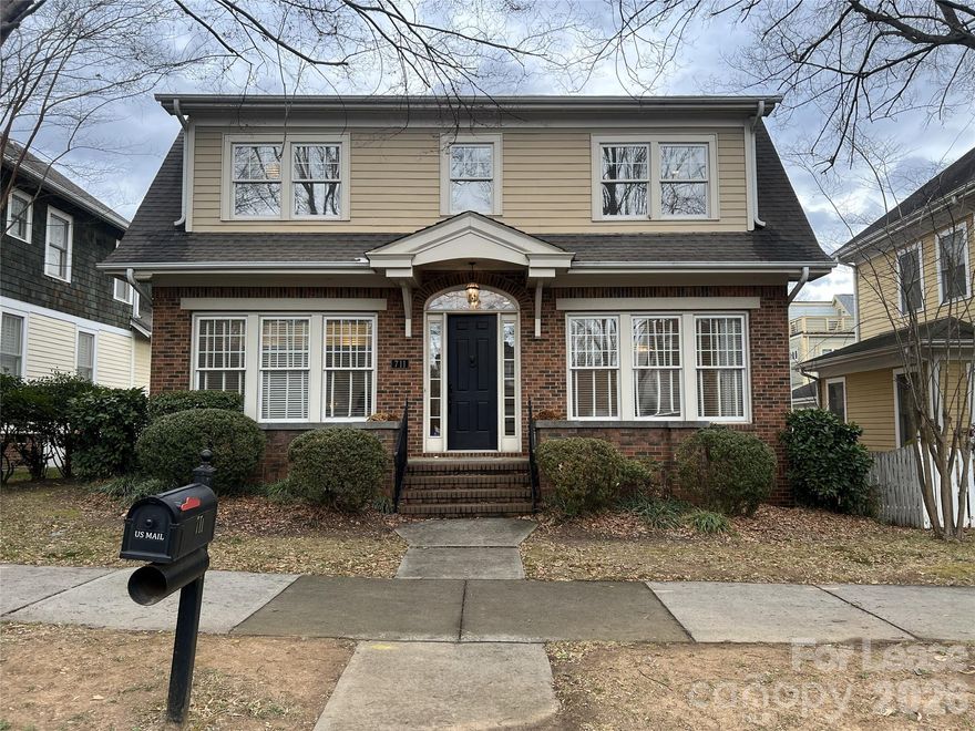 *MOVE-IN SPECIAL! $1000 OFF THE FIRST FULL MONTH'S RENT IF MOVED IN BY 1/31/2026* PETS OK! This gorgeous 3-bedroom, 2.5-bath single-family home offers 2,479 square feet of well-designed living space. The main living area features a welcoming living room with a fireplace, creating a warm and inviting atmosphere. The spacious kitchen is equipped with white cabinetry and ample workspace, ideal for everyday living and entertaining. All bedrooms are conveniently located on the second floor, including a generous primary suite with an en-suite bathroom featuring dual sinks, a soaking bathtub, and a separate shower. A second-floor laundry room adds everyday convenience. Additional highlights include a 2-car garage and a functional layout that maximizes space and comfort throughout the home. Located in the heart of Uptown Charlotte, 711 E 9th St offers exceptional access to everything the city has to offer. Just minutes from business districts, dining, entertainment, and major transit routes, this property is perfectly positioned for convenience and connectivity. Enjoy close proximity to parks, cultural venues, and vibrant nightlife while still benefiting from a central yet established neighborhood setting. Hurry, this home will not last long!