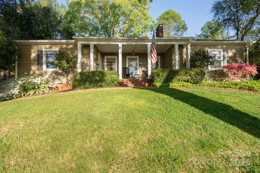 Enjoy a tranquil lifestyle offered by this charming 3br/2ba ranch, ideally situated on a quiet cul-de-sac street in a highly desirable Statesville neighborhood. Picture yourself unwinding on the rocking chair front porch, greeting neighbors and enjoying the peaceful surroundings. Inside, warm hardwood floors create an inviting ambiance, leading you to a cozy living room where a fireplace creates the perfect backdrop for intimate gatherings. Host memorable get-togethers that flow effortlessly from the spacious living and dining areas to the private, fenced backyard-perfect for summer barbecues, then retreat to the screened porch for relaxing conversations. Enjoy the convenience of a prime location, putting shopping and dining within easy reach, and offering quick access to interstates for effortless commutes to Hickory or Mooresville. All appliances and shed convey. This home has been professionally cleaned and is ready for you to embrace the lifestyle you've been waiting for.