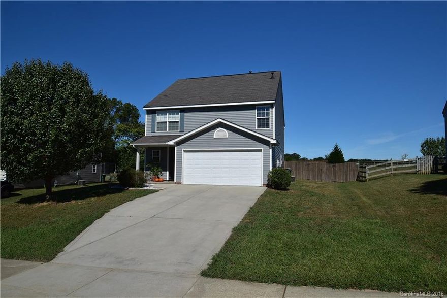 Comfortable floorplan with vaulted ceilings above the family den.Upper level loft looks over the den and the fireplace. Plenty of fenced back yard to enjoy from the cobblestone patio. Convenient location to shopping. Close to Wingate University and within easy access to the Monroe By-Pass that is currently under construction. Eligible for USDA 100% financing!