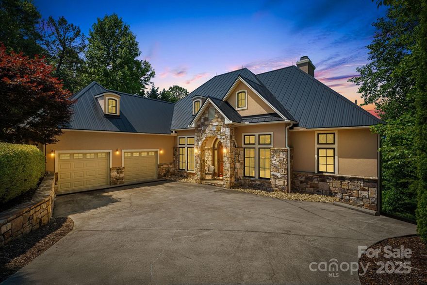 The Ridge at Shumont Estates. Mountain luxury in the desirable Rumbling Bald On Lake Lure community. This expansive 5,540 SF home features 3 bedrooms, 4 bathrooms + a bonus room. 2-car garage. Enjoy breathtaking long-range mountain and lake views from nearly every room. Spacious open-concept living areas, soaring ceilings, and generous outdoor spaces make this home ideal for entertaining or relaxing in style. Just minutes to golf, restaurants, shopping, and some of North Carolina’s best outdoor recreation. Rumbling Bald On Lake Lure amenities include Lake Lure access, private beach, private marina, two championship 18-hole golf courses, 3 pools, a lazy river, wellness/fitness, 18 hole Putt-Putt, 4 lighted tennis/pickleball courts, a sports court, walking trails, canoe, kayaks & pontoon boat rentals, and more. Asheville, Hendersonville, The Blueridge Parkway, Tryon International Equestrian Center are all a short drive. Community. Capital fund fee of $10,000 due from buyer at closing.