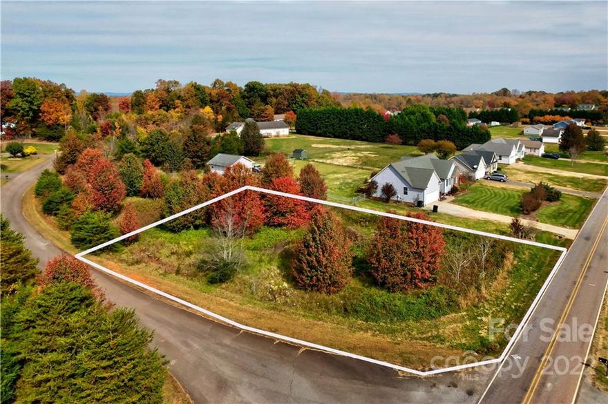 Corner lot semi-cleared, ready for construction. Lot can be financed or purchased cash, buy now build later. County water available.