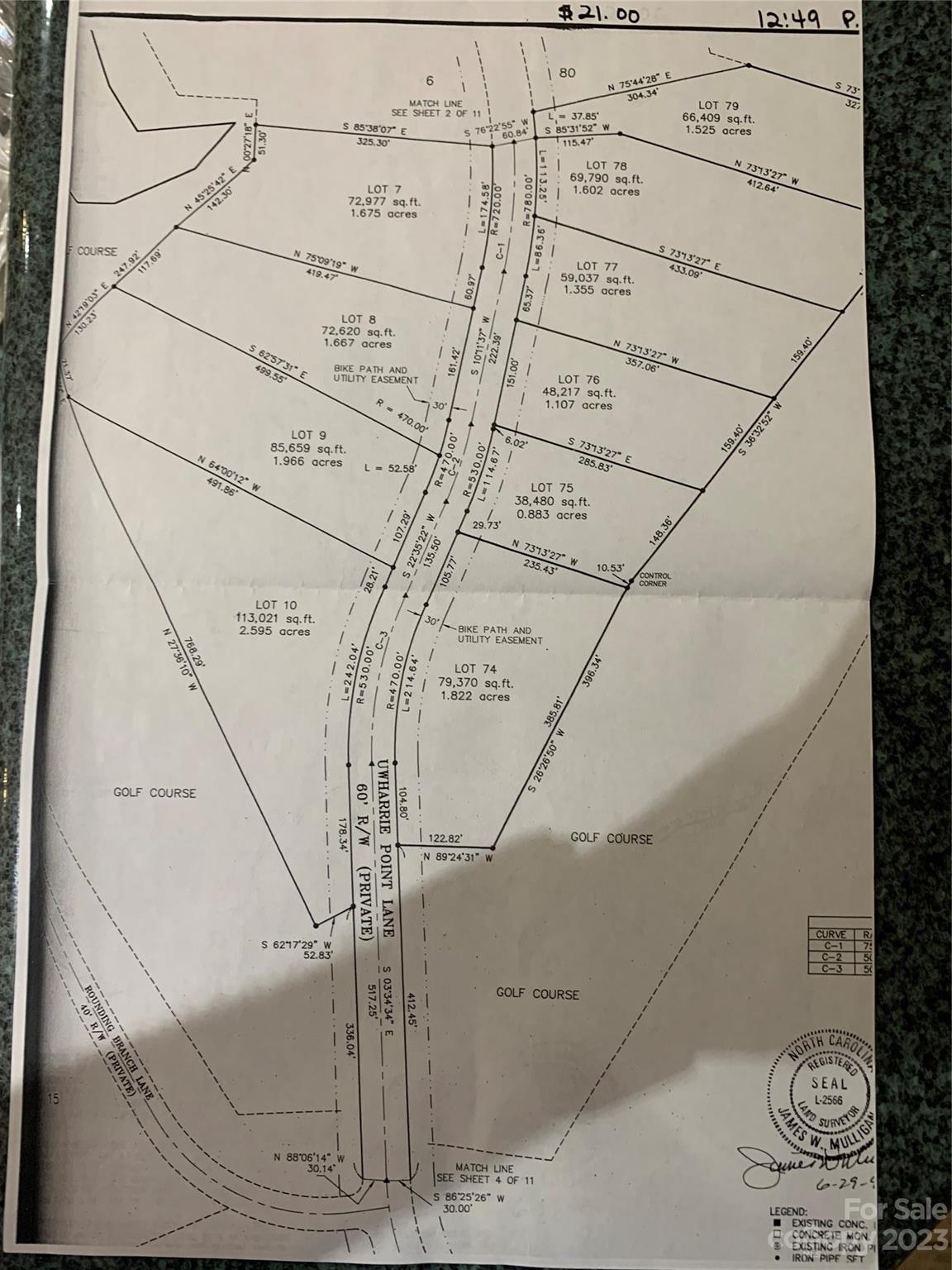 Uwharrie Point - Land