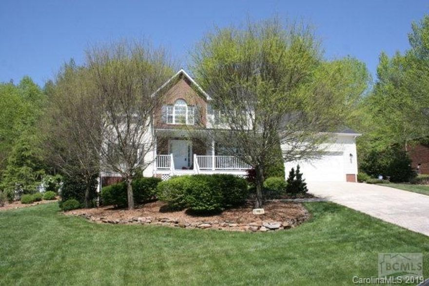 Exceptional one and half story home in Winding Creek. Home, with over 2350 SF, features spacious living on two levels. The main level features a formal living room, formal dining room, vaulted great room with fireplace, kitchen with silestone countertops, breakfast area, 1/2 bath, large master suite with walk-in closet and bath. The main level has a 24x8 rocking chair front porch, a 20x10 back deck, and a oversized two car garage. The upper level has three bedrooms, and one bath. Home features hardwood floors, granite fireplace, custom kitchen with silestone countertops, plantation shutters, and ceramic tile. Master bath has a furniture grade double vanity, whirlpool tub, and separate double shower. Lots of storage or potential with the 1500+ SF full basement with inside and outside access. Situated on 0.54 acre lot with beautiful landscaping and let your children or pets play in the large fenced backyard. A nice property!!!