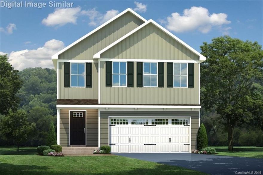 Just because you want a lot of room to live doesn’t mean you’re willing to sacrifice style, this plan is the perfect fit. A coat closet and powder room are conveniently placed off the foyer. The great room is an open plan but divides easily into separate living areas if you’d like. Off the great room is a flex room that can be used as an office or study. The dinette flows into a large and well-appointed kitchen that boasts an eat-at island that seats 4 easily. Upstairs five bedrooms provide all the room you need. The owner’s bedroom boasts an en-suite bath that features a double bowl vanity and two closets that provide plenty of storage. An ample hall bath and laundry room complete the upper level. All appliances included Electric Range, Microwave, Dishwasher, Refrigerator, and Washer & Dryer. Located in an intimate community that offers a small town spirit with a distinct charm in Concord, NC. To be built. Limited Time Offer $4,000 in designer options!