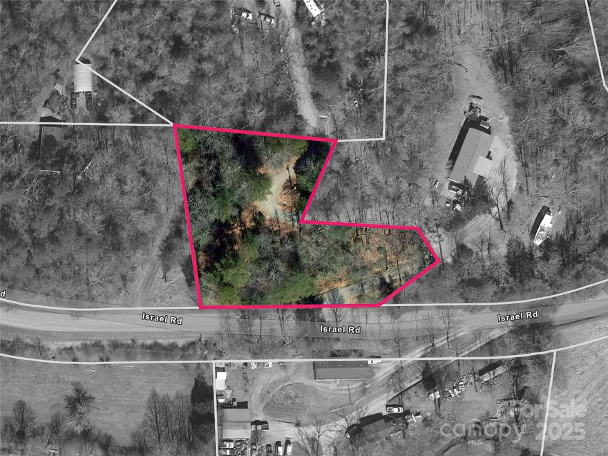 Discover the perfect blend of convenience and tranquility with this .88-acre vacant lot off Israel Road. Situated between Rosman and Brevard, this property is a prime location for your dream home or mountain retreat.

Enjoy easy access to outdoor adventures with Pisgah National Forest just 19 minutes away. Downtown Brevard, with its charming shops and restaurants, is a short 10-minute drive, while the small-town charm of Rosman is only 5 minutes from your doorstep.

This property offers a peaceful setting with proximity to all the best that Western North Carolina has to offer. Don’t miss your chance to own this ideally located piece of land!