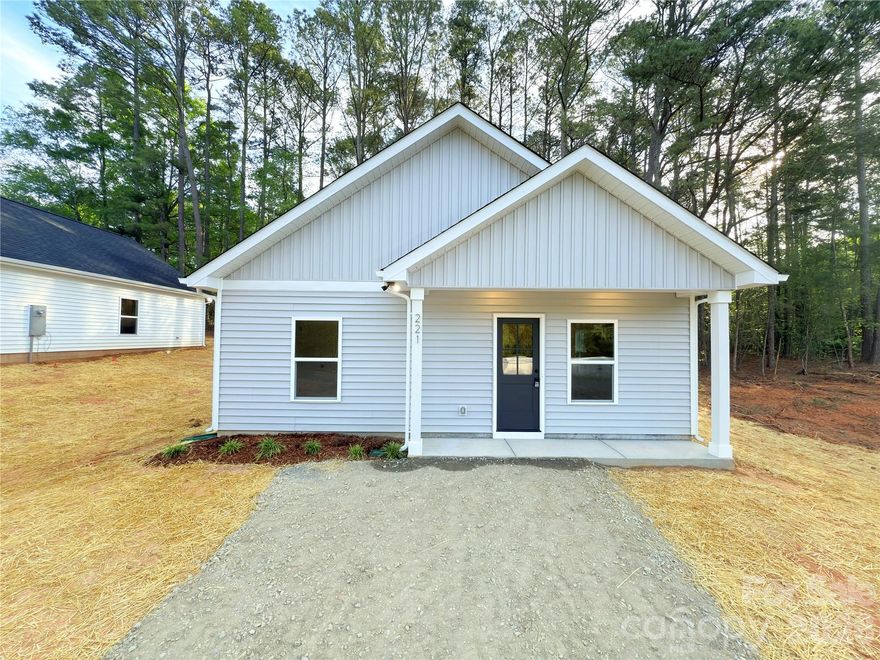 New Construction UNDER $200,000. Discover the quality of a brand-new, site-built home. This single-story residence is designed for low-maintenance living with a durable vinyl exterior and an architectural shingle roof, and slab foundation. Modern comfort is assured through central heating and cooling, complemented by the reliability of city water and sewer services. One of the greatest advantages of this property is the absence of a homeowner's association, offering you more freedom and flexibility. Nestled in the heart of Norwood, this home places you in a peaceful, small-town atmosphere known as the "Gateway to Lake Tillery". The town offers a vibrant community spirit with easy access to pristine shoreline activities, local boutiques, and the scenic beauty of the surrounding Uwharrie region. This property is an exceptional find for anyone seeking a serene lifestyle paired with modern convenience.