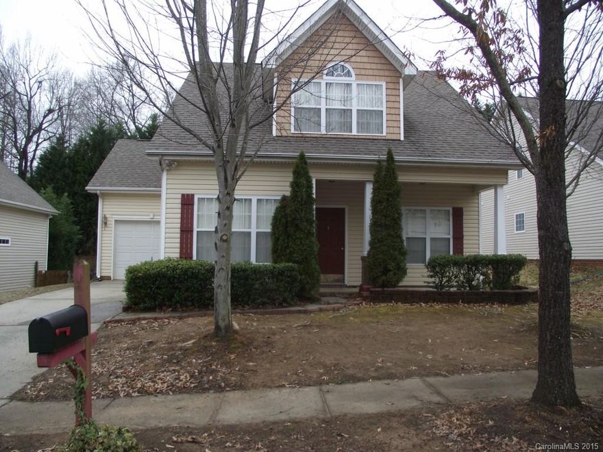 Great master on the main floor w/ Master bath. two bedrooms with full bath on second level with lots of storage! Nice floor plan with arched openings to dining room and look through to living area from kitchen. Backyard with patio and mature trees in yard. All cleaned up and ready to move-into. easy access to I-77.