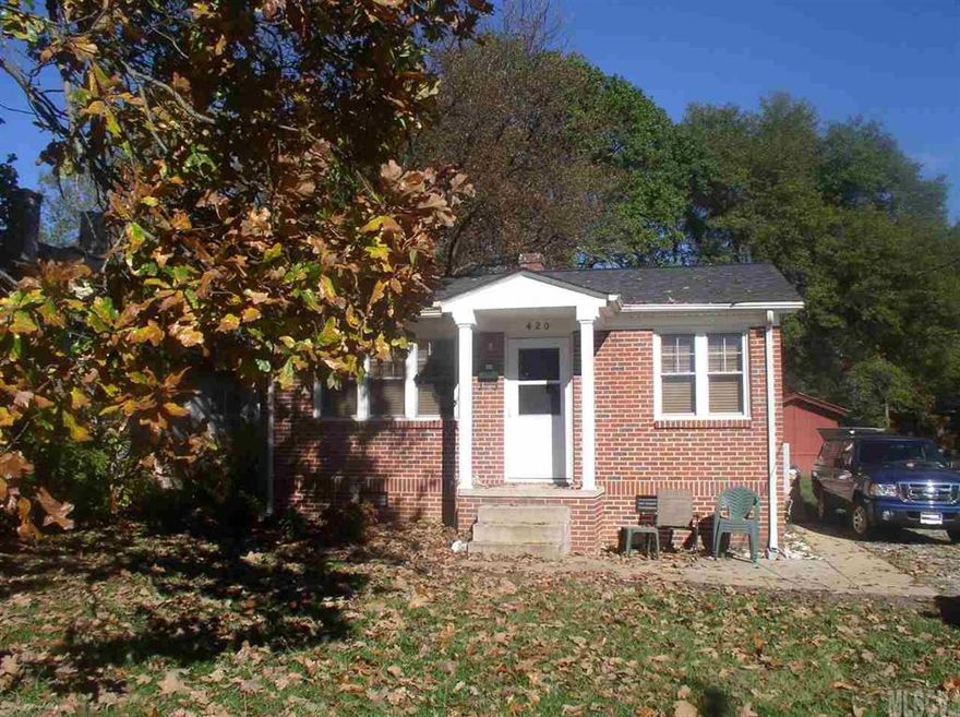 Absolutely great all brick house for first time buyer or those wishing to scale back. Three nice sized bedrooms. Newer roof (2013) and brand new heat and air. All hardwood floors except kitchen and bath and those are tile. Freshly painted and ready to move into. Fireplace, great area, conveniently located close to town and walking distance to the YMCA. Storage building.