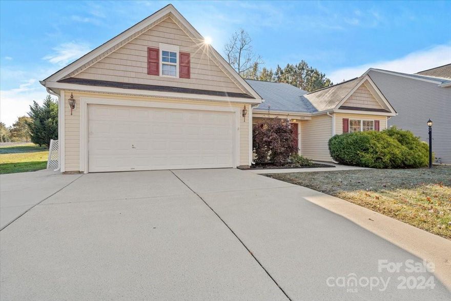 **PRICE ADJUSTMENT in CLOVER ISD** Looking for a home in a family friendly neighborhood?  Sit on your rocking chair front porch and enjoy your morning coffee or afternoon tea while you wait for the kiddos to come off the school bus.  This beauty in Mill Creek Falls is what you've been looking for. This 4 bedroom 2 bath ranch style home features vaulted ceilings, an open living space with LVP flooring, mudroom/laundry room, 2 car garage with extended driveway for plenty of parking & dedicated garage access.  From the primary suite, you will enjoy dedicated access to enjoy your back patio, maple and fruit trees in your fully fenced backyard.   Nice split home living with master and en-suite to one side of the home and remaining 3 beds and bath on opposite side. You'll love the community amenities that include a community center and pool, walking trails, tennis courts, disc golf, community pond and picnic areas.  All appliances will remain ... including the washer and dryer.