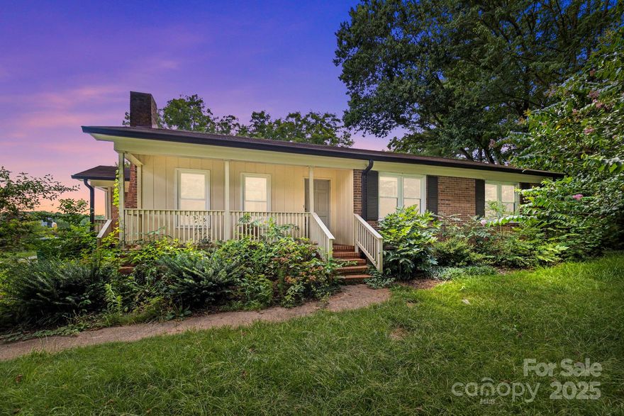 Nestled on a generous 1.61-acre lot, this well-maintained brick ranch home offers a peaceful, rural ambiance with modern comforts. Move-in ready, it features a spacious open floor plan with a welcoming family room centered around a cozy fireplace. The home includes a charming front porch and a back deck perfect for outdoor relaxation. Inside, you'll find well-kept hardwood floors, ceramic tile, and carpet, complemented by elegant granite countertops in the kitchen. A separate laundry room with cabinetry adds functionality, and ceiling fans enhance comfort throughout. The expansive backyard is ideal for outdoor activities or gardening. Previously a successful rental, this home is ready for its next chapter. Please remove shoes on the front porch to preserve the flooring. Ask about our free interest buy downs and huge savings with preferred lender.