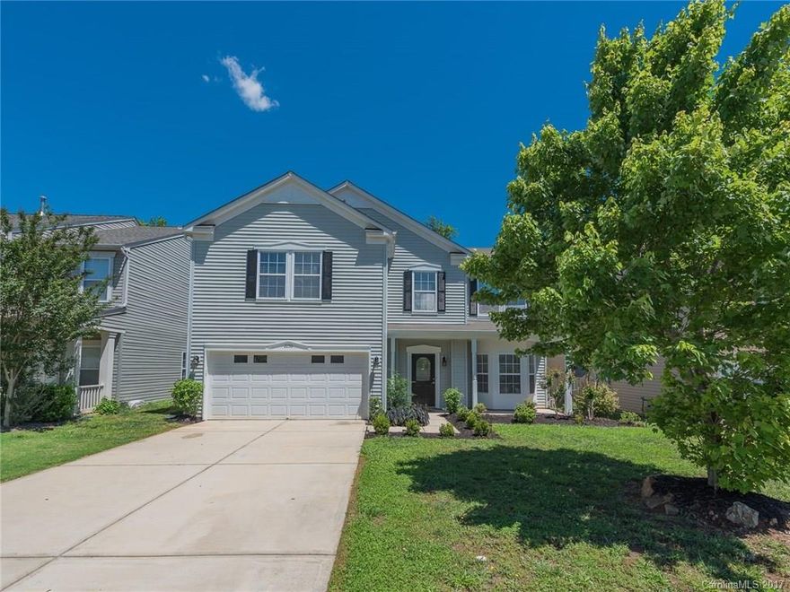 So much space in this home! Home features a large, open floor plan & something for everyone. 4 Bedrooms, 2.5 Bathrooms plus a large loft. Additional downstairs room for office or den. Kitchen has open eat-in breakfast area, upgraded cabinets, stainless steel appliances, and huge walk-in pantry. Formal living & formal dining room. Walk-in closets in every bedroom. Large Master Bathroom, garden tub & walk-in closet. Wooded backyard. Close to schools & easy access to I-77. Home Warranty included.