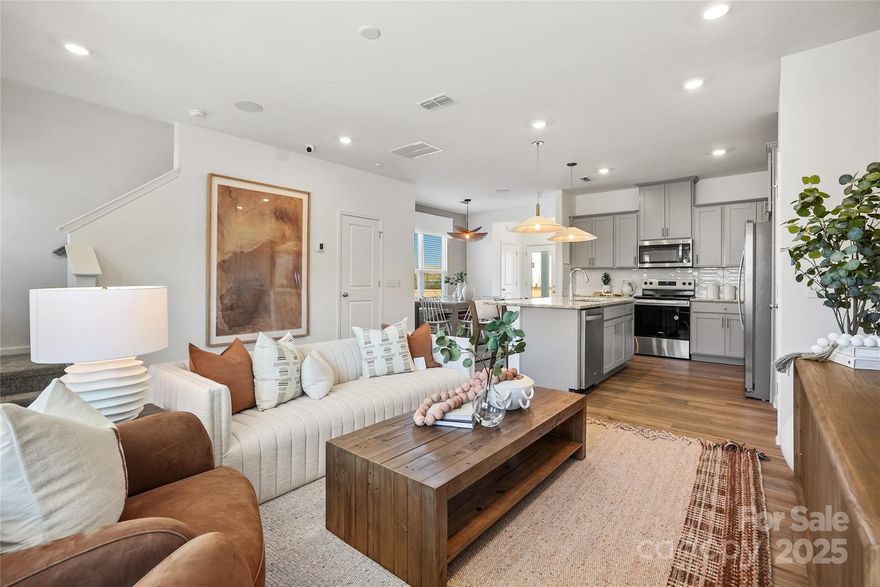 Welcome to the BRAND-NEW Riverstone flagship community! Check out this wonderful new Graylyn 2-story attached townhome! This home features partial brick and James Hardie plank siding exterior. Enormous owner's suite, SS appliances, upgraded interior finishes, double vanity owner's bath, granite countertops, full sod/landscaping with lawn services. 3 Bedrooms/2 Full and 1 Half Baths. All of the finishes you would expect in a brand-new home! Lovely new community with future clubhouse, pool, playground, pickleball and so much more! Easy access to the Monroe Bypass! HOA includes high-speed internet and cable TV.