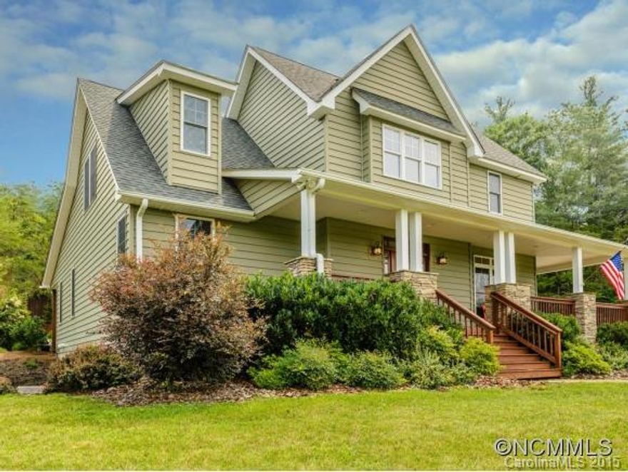 BEAUTIFUL CUSTOM BUILT HOME ONLY 15 MIN. FROM DOWNTOWN ASHEVILLE. 3 BEDROOMS, 3.5 BATHS WITH A BONUS ROOM THAT CAN BE USED AS A BEDROOM OR OFFICE, LARGE GAME ROOM OVER GARAGE. MAIN LEVEL: LG MASTER SUITE W/TRAY CEILINGS AND WALK IN CLOSETS. OPEN FLOOR PLAN, LR W/HARDWOOD FLOORS, LG KITCHEN W/GRANITE AND STAINLESS APPLIANCES, FORMAL DINING ROOM. COMPLETE MOTHER IN LAW SUITE WITH PRIVATE DRIVE, LIVING ROOM, WALK IN CLOSET, BATHS AND KITCHEN.
