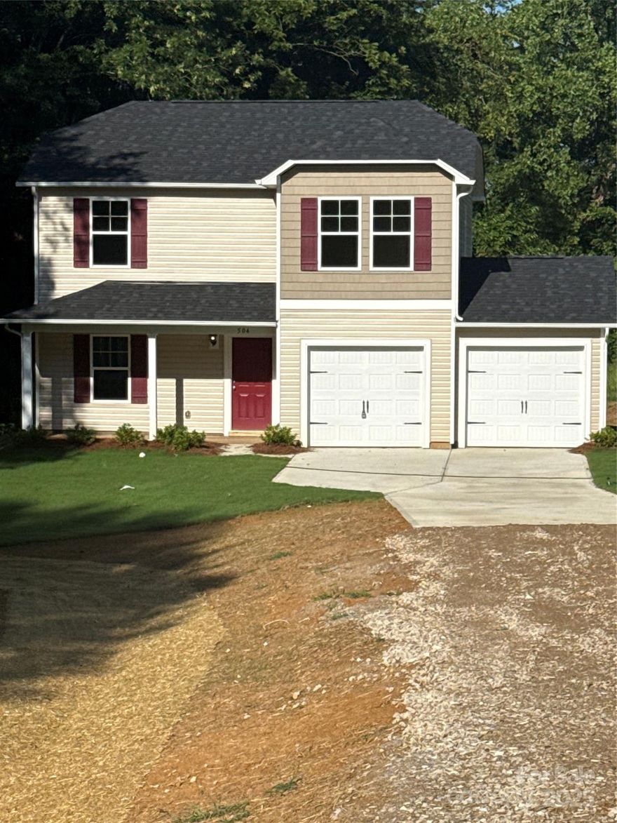 Discover this beautiful new construction home located in beautiful city of Lancaster, SC!   Featuring 4 spacious bedrooms, 2.5 bathrooms and a 2-car garage... this home offers both style and functionality.  The kitchen boasts granite countertops and stainless steel appliances, seamlessly opening to the living and dining areas--perfect for family time or entertaining guest.  The primary suite includes a vaulted ceiling with ceiling fan, a large walk-in closet and a private en suite bathroom with double vanity sinks and a garden tub/shower combo.  The garage provides ample parking space and the home is conveniently located near shopping, restaurants and the main Lancaster attractions.  This home is a must-see!